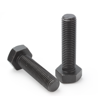 Baut Hex ASME B 18.2.2 dan ASME B 18.2.1 B7 serta Mur Hex 2H, Baut Kepala Heksagonal ASTM B7 PTFE