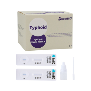 Kit de test rapide de la <span class=keywords><strong>typhoïde</strong></span>, bandelette de cassette antigénique S. Typhi, prix d'usine, OEM, faible MOQ - Product Image 1