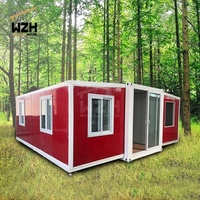 Conteneur extensible de 20 pieds 40 pieds, montage facile, maison préfeuilles, maisons de vacances, contenants à vendre, 200 pièces