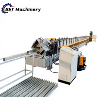 Machine de formage à froid de profilés en acier entièrement automatique sur rail DIN, haute précision, haute vitesse