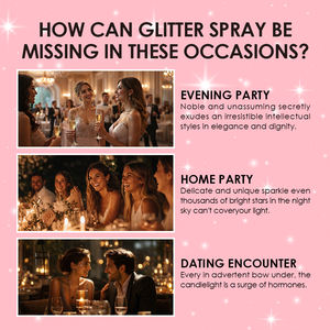 ไฮไลท์เตอร์แบบสเปรย์ 6 สี ประกายเพชร กันน้ำ ให้ความเงางามสูง บรอนเซอร์เนื้อฝุ่น ไฮไลท์เตอร์สำหรับใบหน้า คอนทัวร์ ให้ความสว่าง - Product Image 2