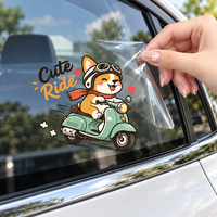 Autocollants de transfert UV DTF personnalisés, imperméables, avec logo en relief 3D, étiquettes en vinyle transparent pour bouteilles, gobelets, verre, plastique