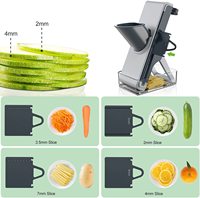 Handleiding Mandoline Shredder Fruit Vlees Slicer Eten Cutter Chopper Groentesnijder