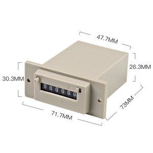 Chkl Electromagnetic <b>Counter</b> Csk6-Nkw 73X47.7X26.3Mm Seven Segment Display For Packaging Machine - Product Image 1
