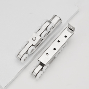 Roulettes de porte coulissante en acier inoxydable, épaisseur de paroi de 2,5 mm, design minimaliste pour portes et fenêtres - Product Image 3