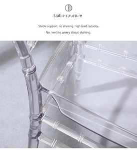 <span class=keywords><strong>Sillas</strong></span> Transparentes para Hotel, <span class=keywords><strong>Sillas</strong></span> Chiavari de Plástico para Banquetes y Eventos, <span class=keywords><strong>Sillas</strong></span> Altas Transparentes para Bodas - Product Image 6