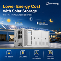 Système de stockage d'énergie hybride solaire-diesel de 2 MWh 1000 kW en conteneur de 20 pieds pour micro-réseau insulaire