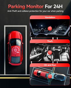 Redtiger Dealer VP20 3 Channel Touch Screen Car Black Box Wifi Gps Night Vision <b>Dash</b> <b>Camera</b> with Loop Recording - Product Image 6