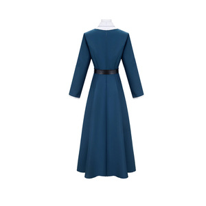 Disfraz de Monja para Carnaval de Halloween, Disfraz de la Sra. Davis, Disfraz de Monja Simone, Vestido Azul, RMOV-90 - Product Image 5