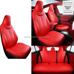 Fundas de Asiento de Coche de Cuero de Lujo, Tamaño Universal, Juego Completo, para <span class=keywords><strong>Rolls</strong></span>-<span class=keywords><strong>Royce</strong></span> Cullinan, Toyota Camry, Tesla - Product Image 4