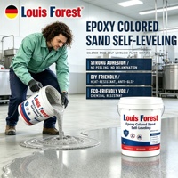 Peinture époxy auto-nivelante à faible teneur en COV, finition résistante à la chaleur, pour garage, intérieur commercial, fournisseur en gros pour projets en vrac