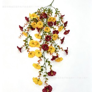 Guirlandes artificielles de glycine d'automne Songhe, 77 cm, fleurs en soie plastique, décoration extérieure, bouquet - Product Image 4