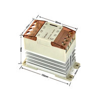 Relais à semi-conducteurs triphasé sans contact à clipser sur rail DIN intégré TSR 5DA-40DA-S 5A 10A 15A 25A 32A 40A TSR-25DA-S TSR-40AA-S