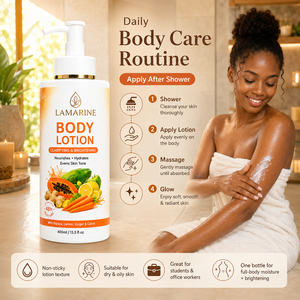 Cilt Bakımı Koyu Tenler İçin 5 Parçalı Arındırıcı Kit Vitamin C Lüks Kore Nemlendirici Vücut Bakımı Papaya Havuç Zencefil Güneş Sonrası Onarıcı Ton - Product Image 3