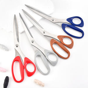 กรรไกรสแตนเลสสำหรับใช้ในครัวเรือน 25.3 ซม. รูปตัว V สำหรับใช้ในบ้าน สีแดง เครื่องมือตัดอเนกประสงค์ - Product Image 2