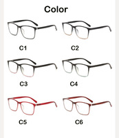 Lunettes optiques carrées, verres correcteurs, montures de lunettes en PC pour la myopie, lunettes photochromiques, lunettes progressives pour hommes, lunettes de lecture pour femmes