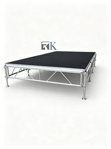 Lightweight Aluminium Alloy Portable Stage Platform Truss Stage with Custom Dimensions for Indoor Outdoor Events - Product Image 2
