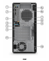 Station de travail HPE Z2 G9 Tower, Z2 G5 I7-12700/32 Go de RAM/512 Go de SSD+1 To de disque dur/DVD, ordinateur de bureau PC