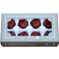 Boîte de Roses éternelles romantiques, 4-5CM, fausses fleurs, pour la saint-valentin, pour un cadeau durable