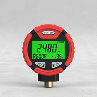 Manomètre numérique Necool Factory PG-10, précision 0,5 % FS, compatible avec une large gamme de réfrigérants