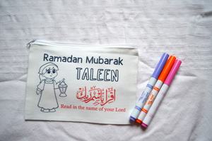 Bolsas de Regalo de Algodón Personalizadas con Actividades Islámicas, <span class=keywords><strong>Bolsa</strong></span> de Regalo <span class=keywords><strong>para</strong></span> Fiesta de Ramadán, Bolsas de Regalo con Cordón de Algodón <span class=keywords><strong>para</strong></span> Ramadán - Product Image 3