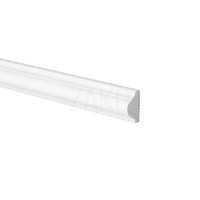 Nouveau bord en plastique professionnel à faible entretien Bordure en polystyrène résistant aux rayures Plinthe de moulage Ps anti-fissure