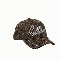 Casquette de baseball tactique réglable en tissu Oxford 6 panneaux, motif léopard camouflage, haute qualité, personnalisable