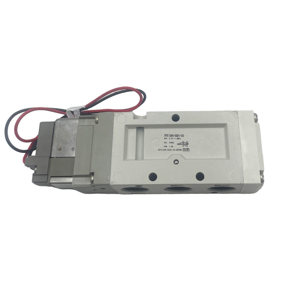 VF5120K-5GD1-03 5 Way AC Operated Monolithic Pilot Operated Solenoid Valve Plastic Material 1 Year Warranty Industrial
