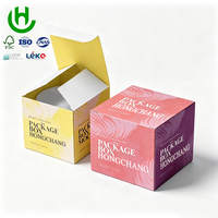 Boîte d'emballage cosmétique écologique avec impression personnalisée, papier recyclable pour crème pour le visage et produits de soin de la peau, vente en gros