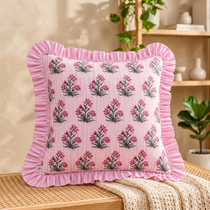 Elegante Funda de Cojín con Volantes para Decoración del Hogar, Sofá, Dormitorio y Acentos Elegantes para el Interior de la Sala de Estar - Product Image 4