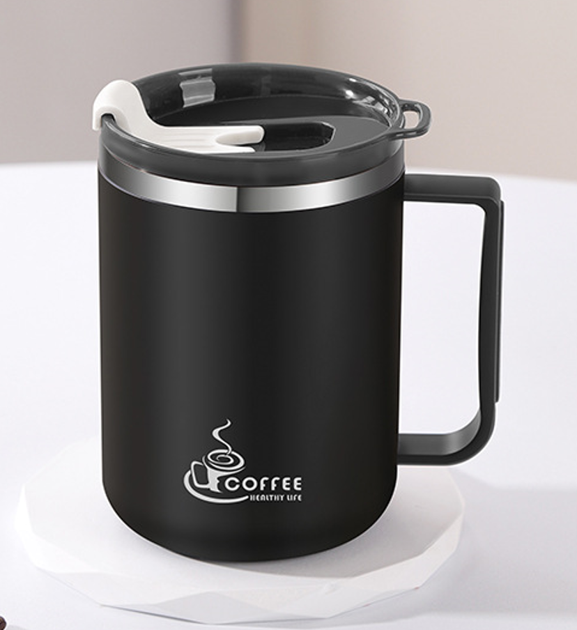 Black shine black 304-single cup flip