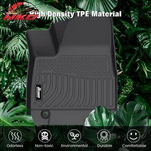 Fits For Hyundai Ioniq 5 2025-2026 Limited & XRT W/Sliding Console <b>TPE</b> Floor Mats 3D Molded Waterproof - Product Image 2