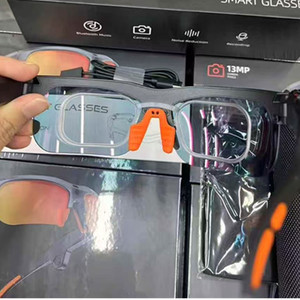 Lunettes de cyclisme intelligentes <span class=keywords><strong>V8</strong></span>, lunettes d'extérieur, enregistrement photo et vidéo 13MP, traduction IA, WiFi6, audio à oreille ouverte, <span class=keywords><strong>logo</strong></span> personnalisé - Product Image 4