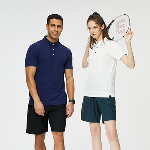 Sublimation Blank Polyester Golf T-shirts Custom Logo Polo T Shirts Printing Slimming Fit Turnover Collar Shirts for Men