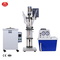 Réacteur batch 1L 5L 10L 20L 50L 100L Distillation industrielle Cristallisation Chimique Gainé Verre