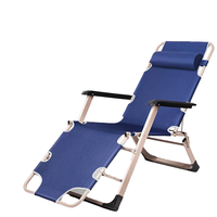 Lit de camping pliable compact à cadre métallique réglable, dossier multi-positions, portable, écologique, pour chambre d'hôtel