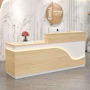 Caja Registradora Moderna Minimalista de Madera y Metal con Acabado Pintado Personalizado para Salón de Belleza, Bar, Recepción, Centro Comercial, Hotel, Comedor, Lavandería, Vestíbulo - Product Image 6