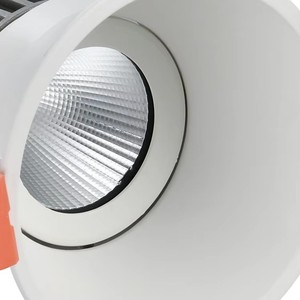 Éclairage <span class=keywords><strong>LED</strong></span> encastré au plafond pour <span class=keywords><strong>salle</strong></span> <span class=keywords><strong>de</strong></span> <span class=keywords><strong>bain</strong></span>, moderne, en aluminium, 8W, anti-éblouissement, dimmable, CRI>80, économie d'énergie - Product Image 4