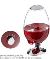 Distributeur automatique de friandises pour animaux de compagnie, de bonbons, de noix, de haricots, de collations sensibles au toucher, 1L, élégant, facile à nettoyer, mini distributeur automatique de bonbons