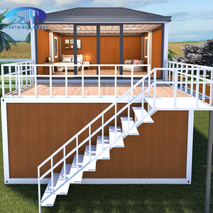 บ้านสำเร็จรูปหรูหราทันสมัยจากโรงงานจีน ราคาประหยัด บ้าน 2 3 4 ห้องนอน บ้านคอนเทนเนอร์แบบแพ็คสำเร็จ วัสดุเหล็กสำหรับอยู่อาศัยกลางแจ้ง - Product Image 4