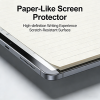 Protecteur d'écran universel en PET avec effet papier |   Adhésif complet ultra-fin anti-reflets et anti-traces de doigts pour toutes les tablettes