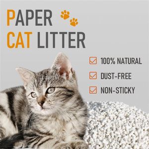 Arena para Gatos de Papel Reciclado, Ecológica, Ligera, Precio de Fábrica - Product Image 1