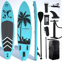 Big Blue Gonflable JS Board pour Surf Jet Surfboard avec Bote Paddle Sports SUP Boards avec Pedal Designs