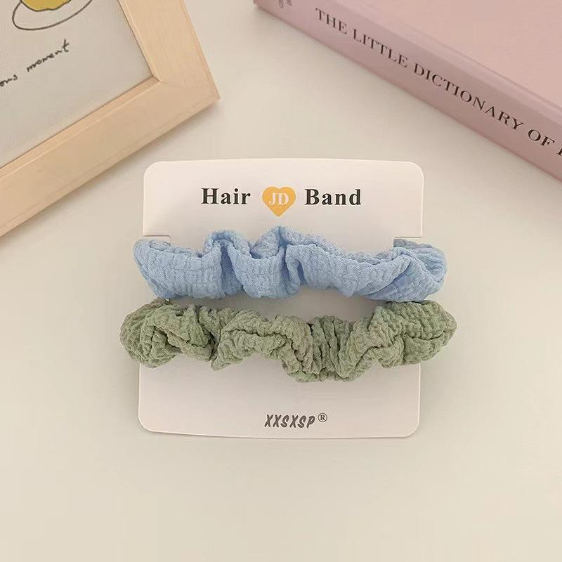 ชุดสองชิ้นสีฟ้าและสีเขียว4ชุด