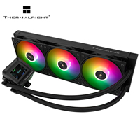 Refroidisseur de processeur liquide Thermalright Frozen Warframe 360 SE ARGB noir 360 mm avec écran LCD 2000 RPM PWM AIO pour ordinateur de bureau de jeu