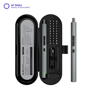 Mini 36 in1 outils de fixation de téléphone portable à alimentation électrique précise petit Kit de tournevis sans fil perceuse Rechargeable à main pour téléphone portable