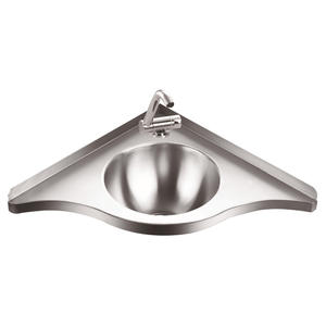Évier en acier inoxydable de luxe 405*405*130 mm GR-597, design pliable pour camping-cars et yachts - Product Image 1