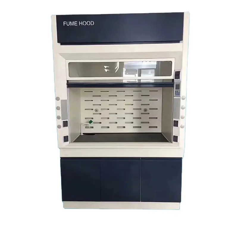 Customized All-steel PP fume hood exhaust cabinet laboratory operating table desktop ductless net air type with UV Lamp