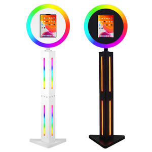 Machine photobooth <span class=keywords><strong>Danda</strong></span> Triangle RGB Split pour iPad, coque en alliage d'aluminium, contrôle manuel/à distance, pour mariages, événements, anniversaires - Product Image 3