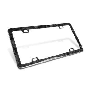 Manufacturers Wholesale High Quality License Plate Frame American Luxury Black Real Forged Carbon Fiber License Plate Frame